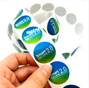 Etiquetas Autoadhesivas con Relieve 3D, Impresión de Lámina Personalizada, Pegatinas para Embalaje de Regalos, Redondas, Impermeables, del Fabricante - Product Image 2
