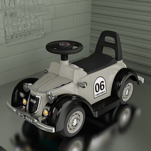 รถยนต์ไฟฟ้าขนาดเล็กแบบย้อนยุคสี่ล้อรถคลาสสิกสนใจรถอุปถัมภ์เด็กทารกรถควบคุมระยะไกล - Product Image 3