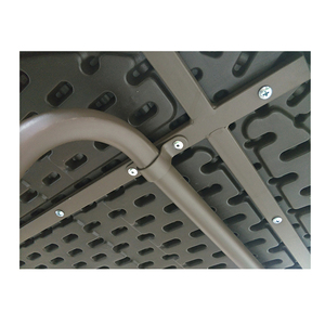 Tavolo Pieghevole in Plastica <span class=keywords><strong>per</strong></span> Eventi all'Aperto, Tavolo Alto <span class=keywords><strong>da</strong></span> Cocktail con Design in Rattan <span class=keywords><strong>per</strong></span> Feste o Matrimoni - Product Image 4