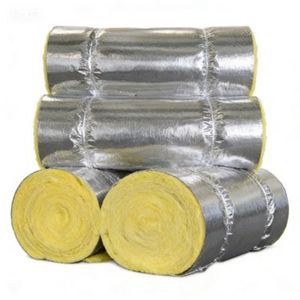Fabricant FSK, rouleau de laine de verre recouvert de feuille d'aluminium, isolation thermique pour conduits d'air HVAC - Product Image 1