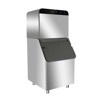 Machine à glace pilée commerciale haute capacité avec compresseur, haute productivité, longue durée de vie pour les restaurants de fruits de mer