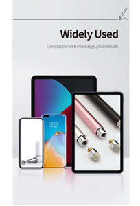 <span class=keywords><strong>ปากกา</strong></span>สไตลัสแม่เหล็กแบบ2-in-1และปากกาหน้าจอสัมผัสสไตล์ดินสอโลหะพร้อมหัวเปลี่ยนสำหรับ <span class=keywords><strong>iPhone</strong></span> และ iPad โรงงานจีน - Product Image 2