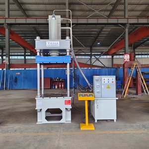 مكبس هيدروليكي أوتوماتيكي بأربعة أعمدة وثلاثة عوارض لصناعة العملات الذهبية بقوة 100 طن، يعمل بنظام التحكم الآلي PLC، 380 فولت/220 فولت - Product Image 3