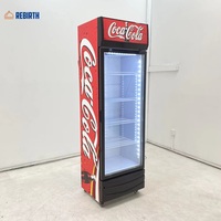 Congélateur commercial vertical à porte vitrée, à économie d'énergie