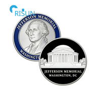 Médaille commémorative personnalisée du Capitole de Washington D.C., souvenir de l'État de la Caroline du Nord, pièces de monnaie commémoratives personnalisées de Washington D.C. Pièce commémorative