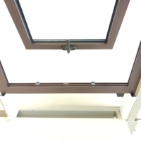 Material de construcción, ventana colgante Exterior de aleación de aluminio de alta calidad, ventanas y puertas de aluminio personalizadas