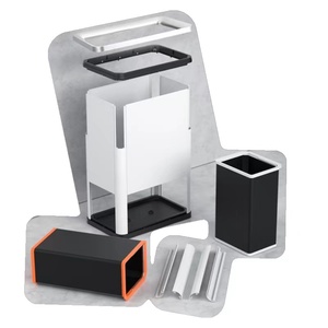 Assembled Trash Can Home Bathroom Household Cleaning Tools Accessories Stainless Steel Square Foot Pedal Trash Can Waste bin