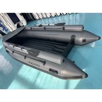 Bateau pneumatique à moteur de 12,5 pieds pour 6 personnes, certifié CE, pour divertissement en plein air, provenant d'un fournisseur chinois pour commandes en gros