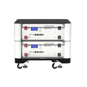 스태커블 51.2V 100Ah 리튬 배터리 팩 가정용 태양광 에너지 저장 배터리 주택용 비상 전원 공급에 적합 - Product Image 1