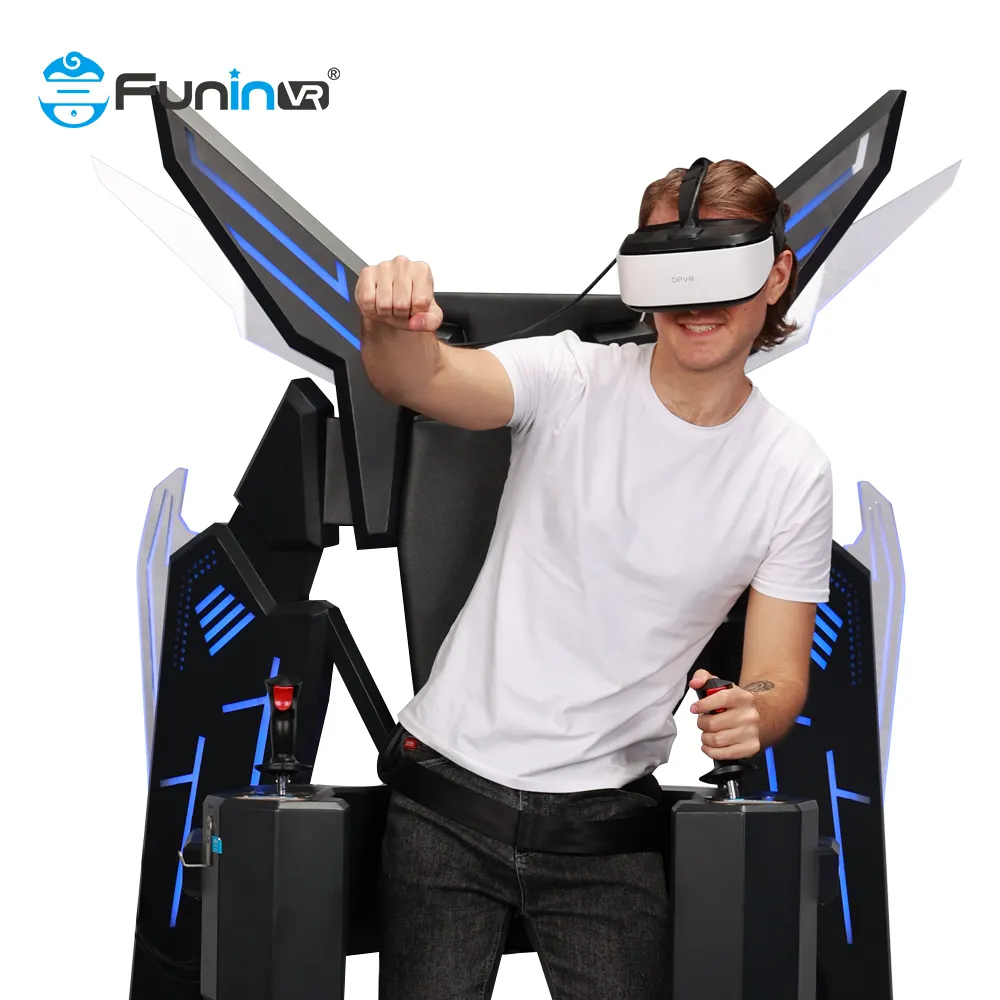 FuninVR supplier Indoor Professional Yoke Joystick Eagle Real VR Redbird Gaming Flight Aeroplane Vr Simulator Accessories