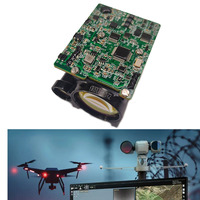 Module de télémètre laser à portée de mesure typique de 5000 m, 1535 nm, capteur de télémètre laser RS422, module de mesure de distance de 5 km pour véhicule