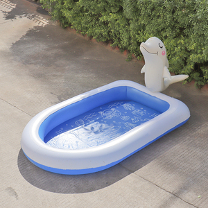 <span class=keywords><strong>Fontaine</strong></span> gonflable jouets éclaboussures pour enfants jeux <span class=keywords><strong>de</strong></span> piscine dauphin arrosage piscine chiot coussin <span class=keywords><strong>de</strong></span> pulvérisation - Product Image 4