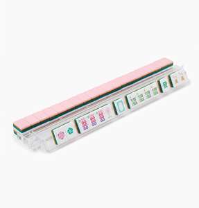 Tuiles de Mahjong américaines à glissement fluide sur tapis de Mahjong de qualité supérieure avec support complet et sac de transport - Product Image 5