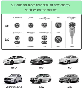 Portable Home Fast EVSE Station de charge de <span class=keywords><strong>voiture</strong></span> DC Type 2 CCS2 <span class=keywords><strong>Prise</strong></span> de courant avec nouvel adaptateur de connecteurs de poignée de <span class=keywords><strong>voiture</strong></span> d'état - Product Image 4