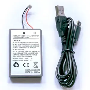 PS5コントローラー修理部品用のSYYTECH充電式USBケーブル内部内蔵バッテリーパック