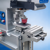 Eénkleurige tamponprintmachine, automatische tamponprintmachine, open inktbeker, wijzerplaat, penmarker en printer