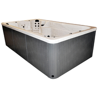 Grande piscine de nage en acrylique pour l'extérieur DSL |   Bain à remous autoportant chauffant avec système de contrôle Balboa