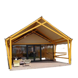 New Luxury Resort Glamping <b>Tent</b> Alunimun Structure Windproof Safari Hotel Lodge <b>Tent</b> With Bathroom - Product Image 5