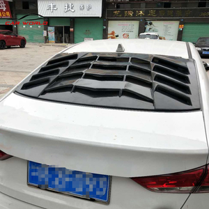 Car Rear <b>Window</b> Louvers <b>Cover</b> for 2016 2017 Auto Black Back <b>Window</b> Fit 2018 Exterior Parts - Product Image 5