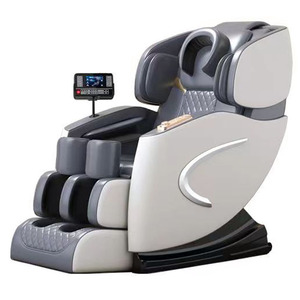 Fauteuil inclinable zéro gravité de haute qualité avec <span class=keywords><strong>massage</strong></span> <span class=keywords><strong>Shiatsu</strong></span> par pétrissage, étirement du dos, airbag, rouleau de <span class=keywords><strong>massage</strong></span> des pieds intégré, chaleur, portable et luxueux - Product Image 1