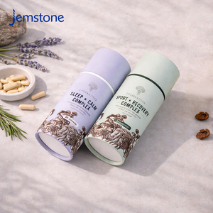 Tube en carton personnalisé, durable et recyclable pour suppléments gélifiés, emballage cylindrique en papier pour poudre de collagène, tube en papier alimentaire de qualité alimentaire - Product Image 5