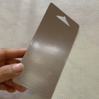 Peinture en poudre électrostatique dorée à texture lisse pour chaise, revêtement en poudre métallique