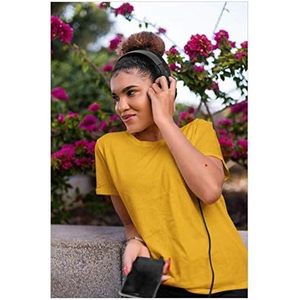 Camisetas Lisas Personalizadas para Mujer, Paquete de 3, Manga Corta, Cuello Redondo, Algodón Transpirable, para Damas - Product Image 3