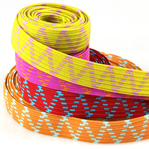 Tùy chỉnh độ bền cao thân thiện với môi trường Jacquard Nylon Polyester PP dây đeo vải Daisy mô hình ngựa vằn nặng CuộN vành đai - Product Image 3