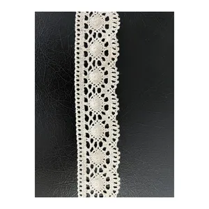 10 Meter Cotton Kopanaki Coconut <b>Lace</b> Fabric Premium for Crafting and Decorative Purposes Cottoncloth - Product Image 1