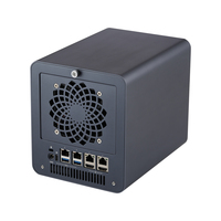 Qotom Server NAS Q31051DS 4* I225-V B3 2.5G Lan Generasi ke-10 Comet Lake i5 10210U NAS Mendukung 4 HDD dan 2 SSD