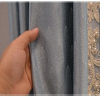 Rideaux de fenêtre et de porte en dentelle macramé brodée à plis froncés, tendance 2024, pour chambre à coucher et salon