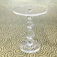Personalizzato Rotonda Plexiglass Acrilico Tavolino Tavolo Da Pranzo