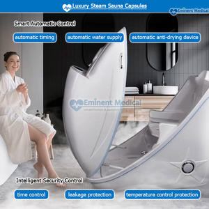 Capsules de sauna vapeur intelligentes deux-en-un pour soins corporels complets à domicile, thérapie à l'ozone, salon de beauté, <span class=keywords><strong>SPA</strong></span>, chambre de perte de poids Eminent - Product Image 2