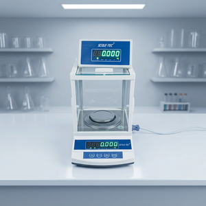 Balanza Analítica Electrónica scale-tec de Alta Precisión, Precisión de 0.1mg, Capacidad de 0-200g - Product Image 1