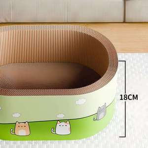 Tiragraffi per Gatti Resistente a Tutte le Stagioni, a Forma di Albero, in Cartone Ondulato, con Ampio Spazio e Privacy, per Gatti Domestici - Product Image 3