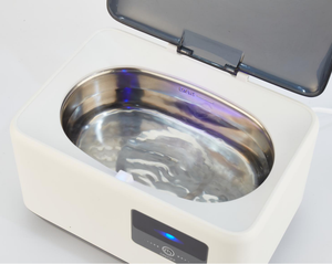 OEM Custom Mini portatile macchina da bagno ad ultrasuoni dentale sonico pulitore per dentiere gioielli orologi occhiali per uso domestico elettrico - Product Image 4