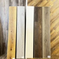 Suelo Vinílico SPC de Núcleo Rígido Antideslizante, Tipo Madera de Nogal, para Hospitales, LVT de 5 mm, Loseta Vinílica de Lujo Comercial