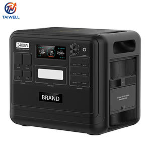 Station d'alimentation portable 2400W, générateur solaire pour le camping, le camping-car, l'alimentation d'urgence, le réfrigérateur, le drone et les appareils électroniques - Product Image 1