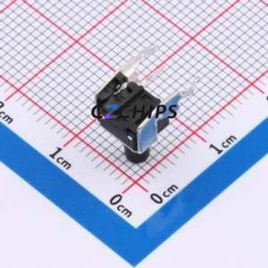 BX-TS-26-6695ZJ Tactile Switch Through hole Component (THT),6x6mm Switch Single Pole Single Throw Round Button 2.6N Through Hole - Product Image 2