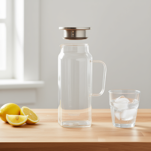 Carafe à eau Westmark Puro 1,8 l en verre avec couvercle et filtre en acier inoxydable pour boissons froides - Product Image 3