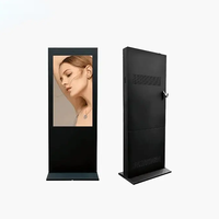 Vente chaude 65 \ "écran d'affichage capacitif vertical extérieur 1 an de garantie OEM CMS affiche numérique LCD Totem kiosque publicité