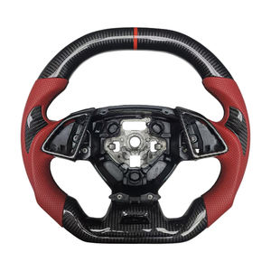 Volante Deportivo de Fibra de Carbono y Cuero Perforado para Chevrolet Camaro, Venta al Por Mayor - Product Image 1