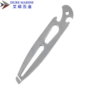 Stainless Steel <b>Hook</b> Ring Key 112mm Length 21mm Width Single End Manual Industrial Grade Wrench For <b>Boat</b> Marine Emergency Use - Product Image 4