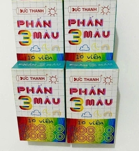 Retail Ready Dust Free Chalk Box <b>Set</b> 3 Colors Mixed Non Toxic School Educational Supply International Export Deal - Product Image 1
