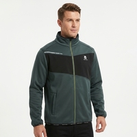 Veste de travail en polaire respirante en polyester certifiée Oeko-Tex de haute qualité pour hommes, grande taille, manteau tricoté, personnalisable ODM