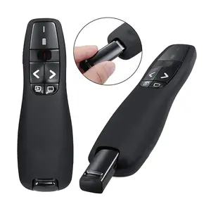 R400 Wireless Presenter Red Laser Pointer PPT Presentation 2.4GHz RF Wireless Laser page turning pen USB Remote Control Mouse