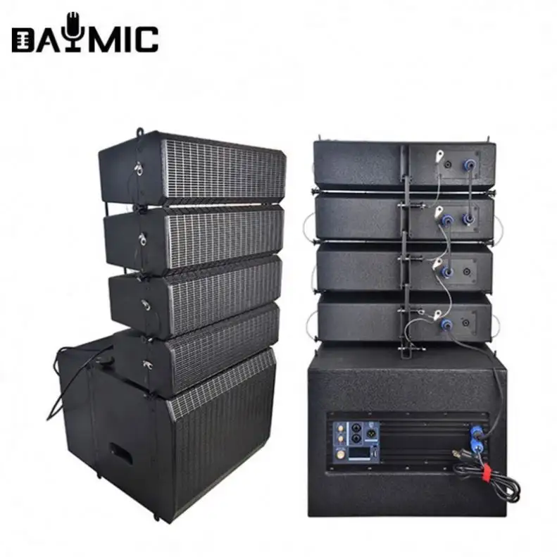 Professional Factory 12" line array speaker 18 inch subwoofer speaker line array system for Performance bar