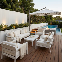 Panneau mural cannelé sur mesure en WPC, imperméable, résistant aux UV, en bois-plastique, pour balcon, plafond, intérieur