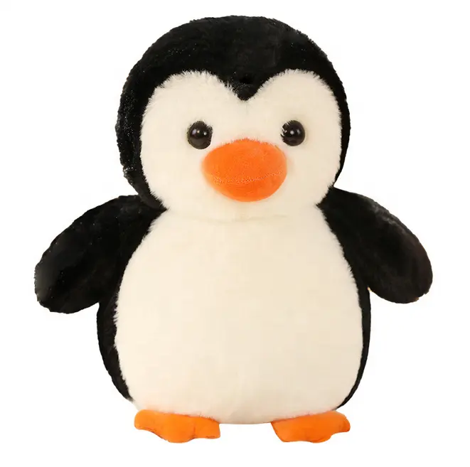 Peluche de pingüino suave de alta calidad, 2023, bajo pedido, 25cm