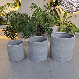 Fioriere <span class=keywords><strong>da</strong></span> <span class=keywords><strong>Esterno</strong></span>/Interno Moderne, Leggere, Durevoli ed Ecologiche, con Drenaggio, Verniciate, 80L per Piantumazione - Product Image 4